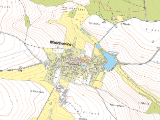 Mapa okolí