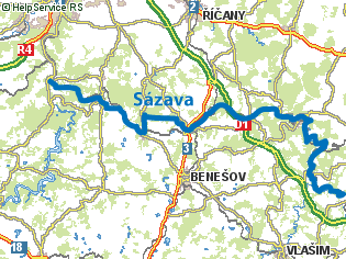 Mapa posázaví
