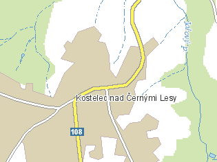 Carte des environs