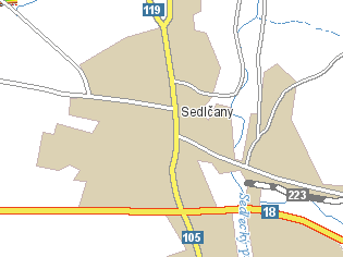 Carte des environs