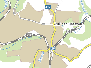 Map of surroundings