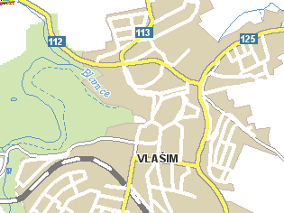 Mapa okolí