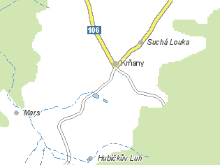 Mapa okolí