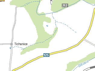 Mapa okolí