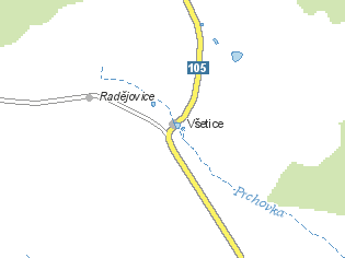 Mapa okolí