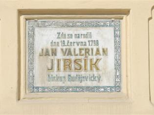 Pamětní deska Jana Valeriána Jirsíka
