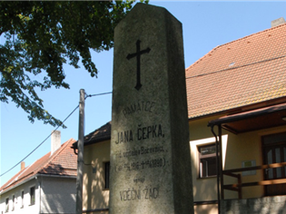 Pomník Jana Čepka